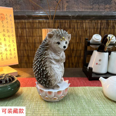 白家仙像刺猬真身东北五大仙神像佛堂摆件招财摆件手办（可装藏）