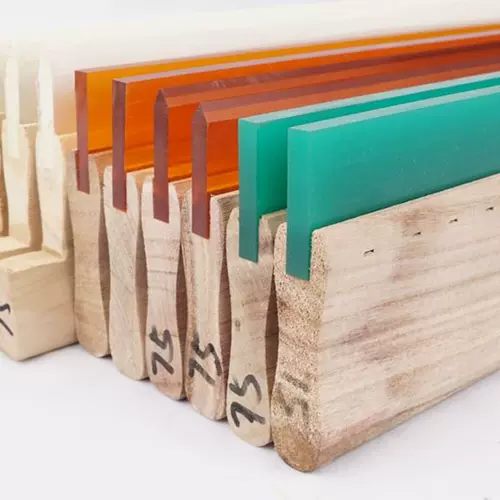 Печатная печать скребок для вода жирная деревянная ручка скребеть клейкие чернила