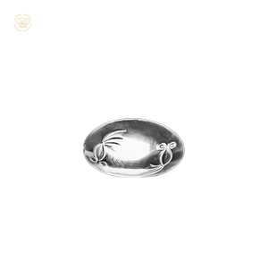 瑞象 银叶片纯银 隔火空熏云母片檀香炉电子炉品香杯香道炭薰配件