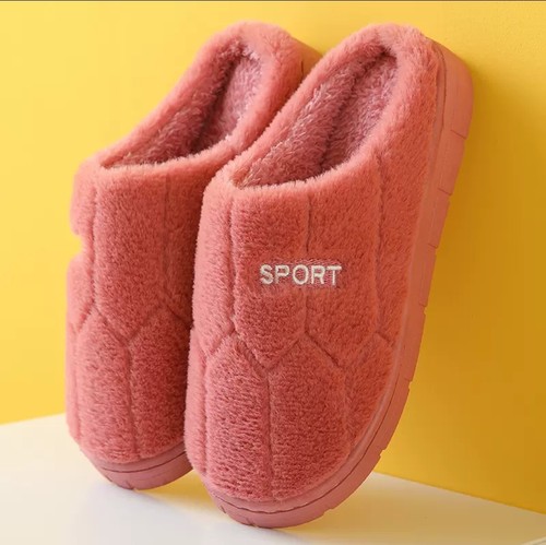 棉拖鞋简约包跟居家室内