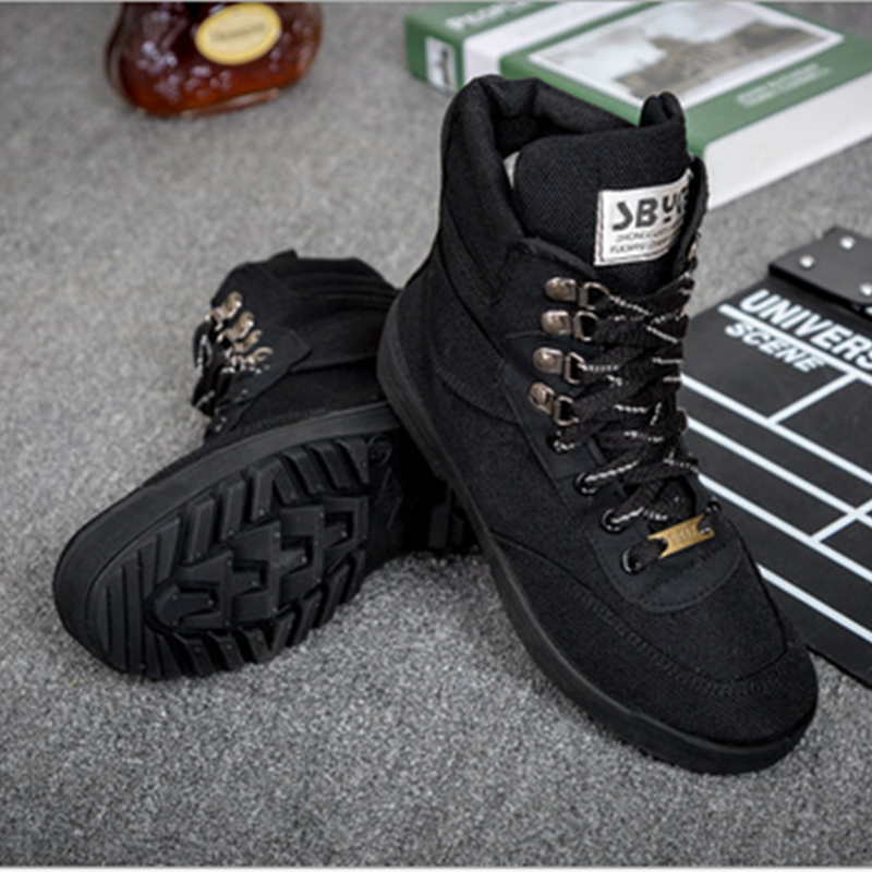 Bottes militaires en toile - porter - Ref 1397086 Image 1