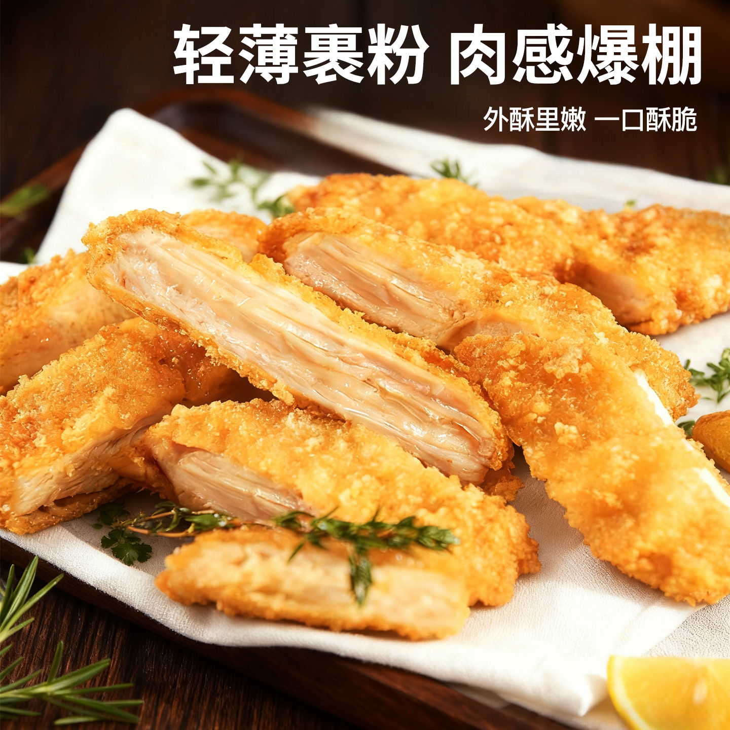 鸡排半成品速冻食品原味卡滋脆