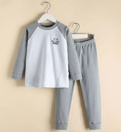 好鑫男童舒绒棉内衣套装厚秋衣裤薄保暖衣不加绒棉毛衫秋冬中大童