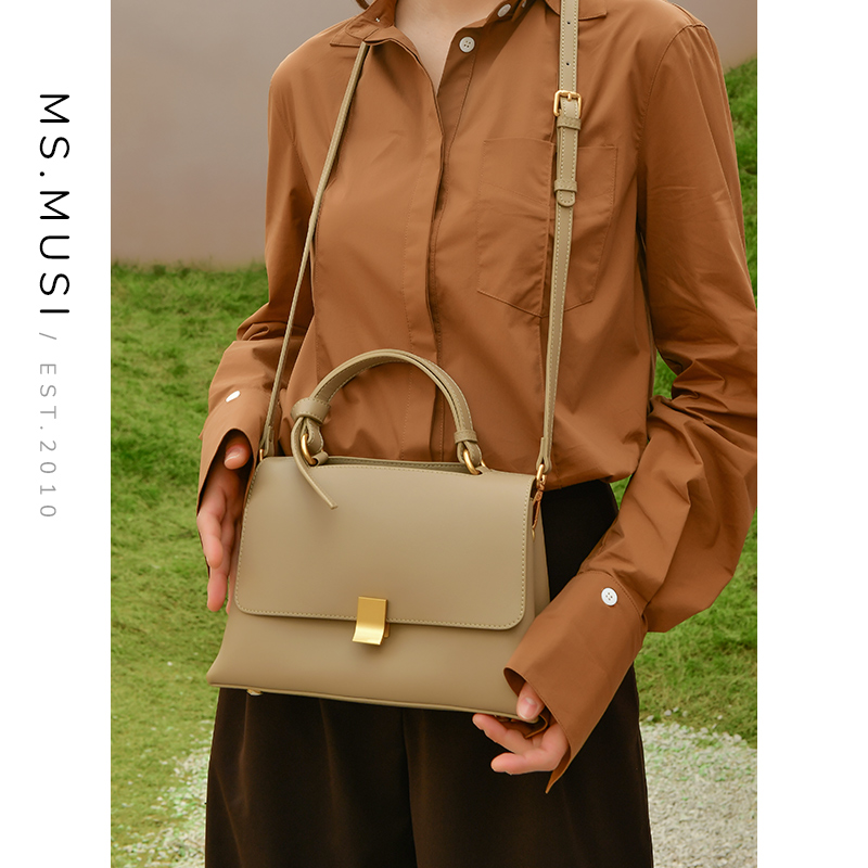 小众设计包包2023新款潮手提包女真皮时尚百搭单肩包斜挎包女包