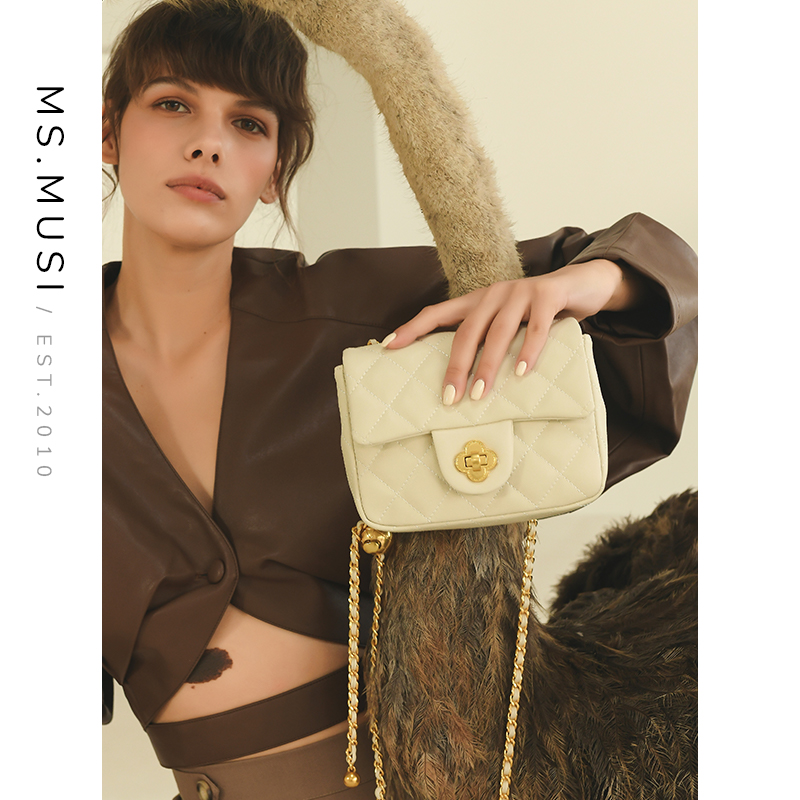 暮思小姐包包2021新款女包秋冬高级质感小众斜挎包百搭链条小方包