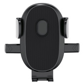 新款 自动锁汽车导航 车载手机支架出风口多功能螺旋勾吸盘式