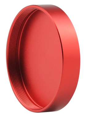 Datyson望远镜配件M48x0.75mm全金属镜头防尘盖5P9867B红色母盖