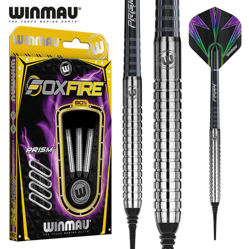 WINMAU Foxfire威马火狐系列软式飞镖20克直筒型钨钢专业比赛镖