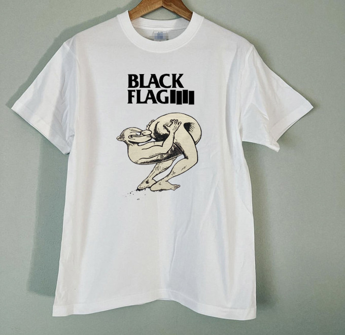 黑旗乐队 black flag t恤 男女纯棉短袖圆领复古美式小众 vintage