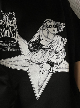 挺哏儿商店THE SMASHING PUMPKINS  MELLON COLLIE 黑金属原创T恤