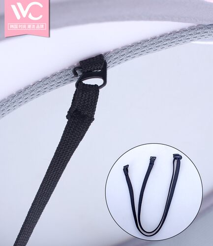 VVC 防风绳帽子配件防晒帽遮阳帽太阳帽防掉松紧带凉帽绳调节帽绳