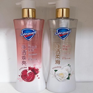 舒肤佳净透精华奢护沐浴露啫喱石榴山茶花家庭装 沐浴乳570g新升级