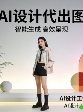 AI设计出图电商主图拍摄平面详情页代制作产品视频作图画图场景图