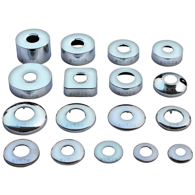 加高3/4/6分1寸淋浴挡片装饰盖