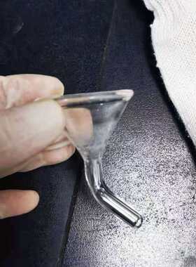 弯颈漏斗玻璃50mm弯管三角漏斗