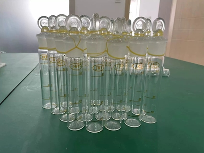 玻璃消解管开槽塞平底具塞试管