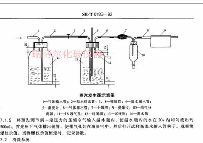 石油仪器烃类燃料爆炸性测定法蒸汽发生器