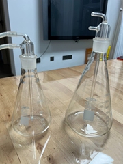 VEEGEE医用玻璃洗气瓶过滤医用臭氧过滤瓶 气体洗瓶