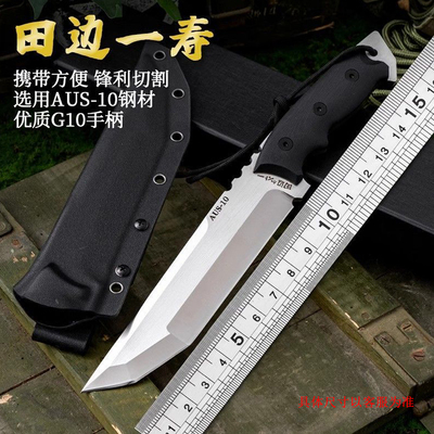 户外直刀便携式露营登山随身刀具