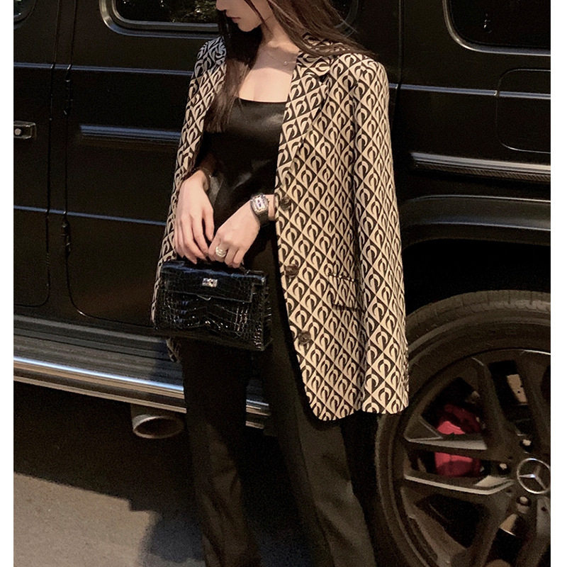名媛气质修身显瘦时尚复古法式休闲港风高级感小众设计chic外套女
