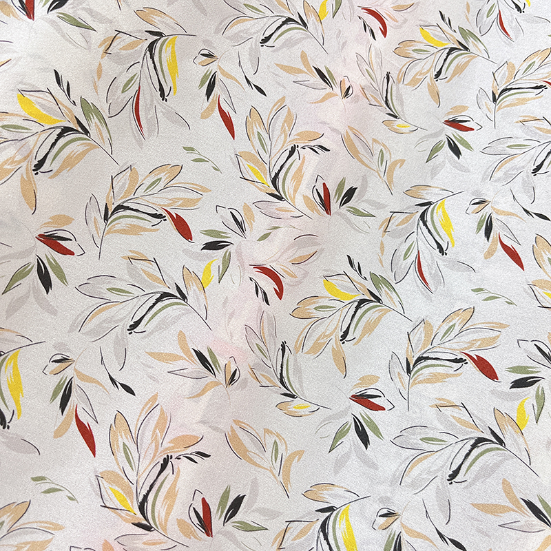 真丝蚕丝服装旗袍印花布料面料