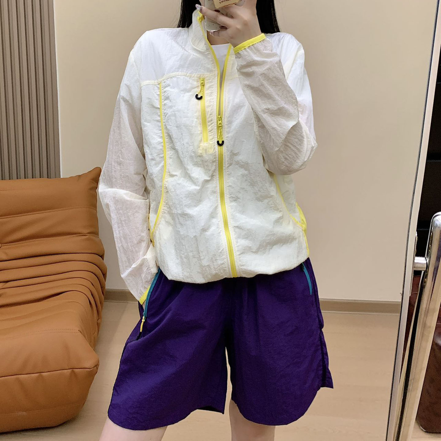 透气宽松减龄女士休闲防晒衣时尚