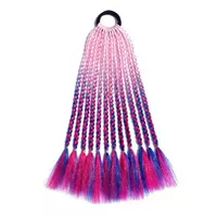 Роза красный+розовый+синий 30 см