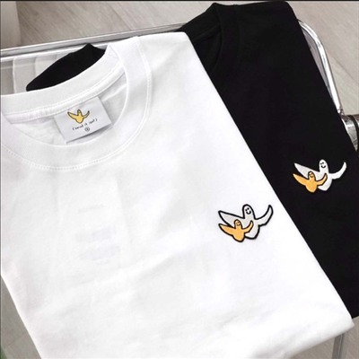 韩国Whatitisnt小飞人短袖男女款