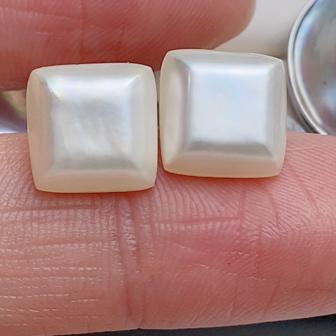 特价清，无暇海水马贝耳钉10-11方糖,珠宝/钻石/翡翠,耳饰,淘宝优惠券,粉丝福利购,淘宝优惠卷