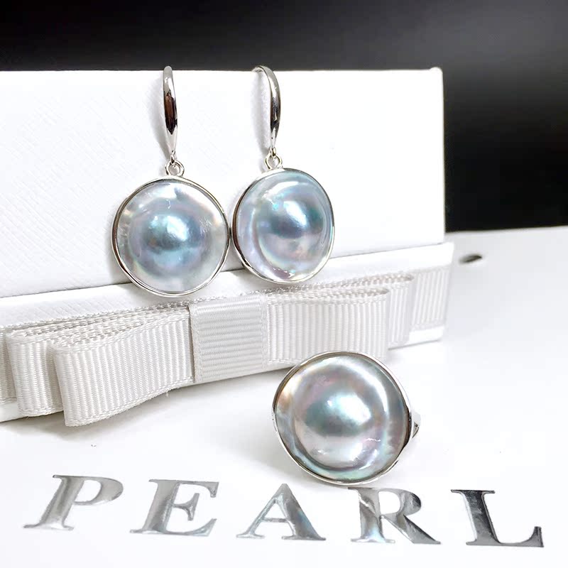 异形海水珍珠巴洛克吊坠戒指 进口马贝珍珠耳环原生态925银戒指在类目 珠宝/钻石/翡翠/黄金, 天然珍珠（新）, 颈饰中 - 来自Buy2taobao.com提供专业的淘宝代购服务