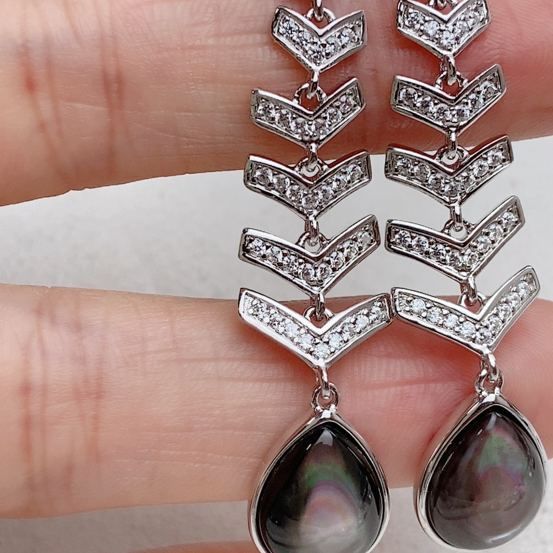 香港工，出口款，纯银，黑碟贝耳钉,珠宝/钻石/翡翠,耳饰,淘宝优惠券,粉丝福利购,淘宝优惠卷