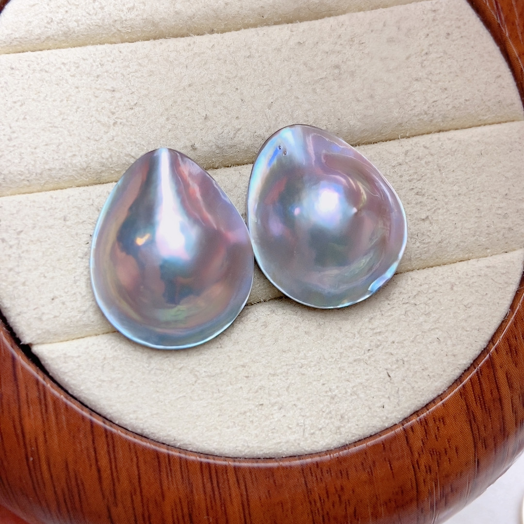 饱满水滴海水马贝耳钉,珠宝/钻石/翡翠,耳饰,淘宝优惠券,粉丝福利购,淘宝优惠卷