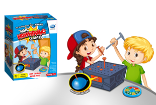 儿童扎气球整蛊爆破敲盒子亲子互动家庭聚会多人创意桌面游戏玩具