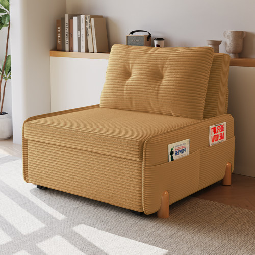 灯芯绒沙发床可折叠两用