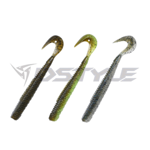 日本DSTYLE青木大介路亚全能软饵卷尾蛆2.5寸3寸D.S KAMMER倒钓饵