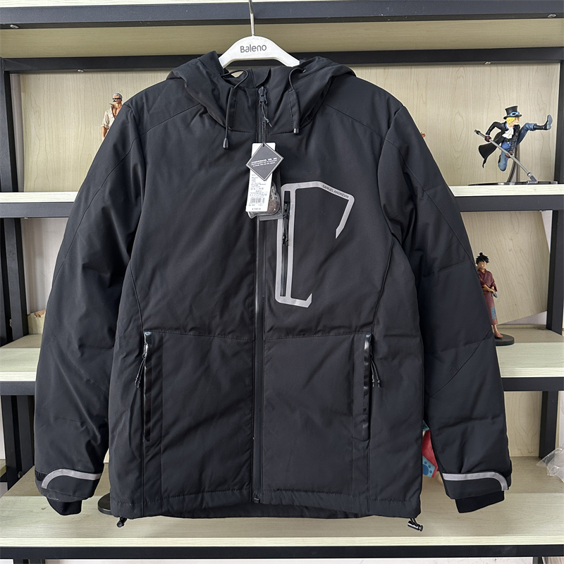 班尼路秋冬新款男装简约潮青年加厚保暖连帽子羽绒服外套28937562