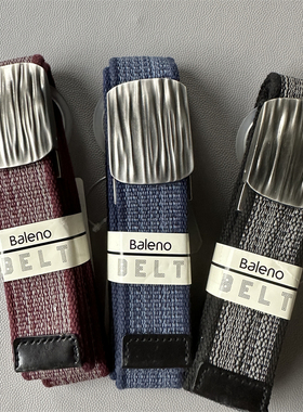 Baleno /班尼路腰带时尚百搭帆布带 腰带 皮带88513017