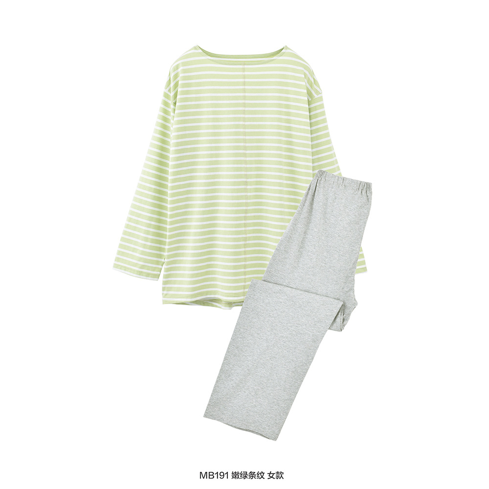 针织棉家居服男女情况
