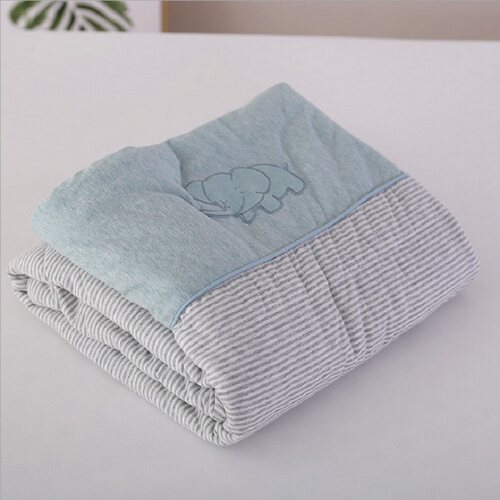 日本色纺纱透气天竺棉春秋被子