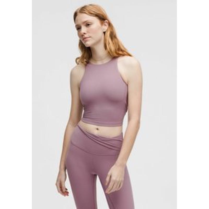lululemon露露乐蒙女款背心式瑜伽外套修身显瘦背部开口设计舒适