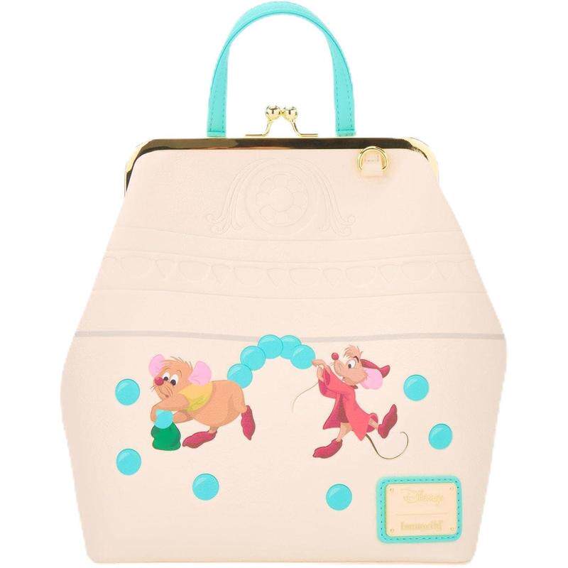 代购Loungefly男女迷你双肩包轻便携带日常收纳装饰挂件孔