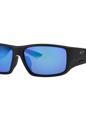 代购MauiJim男女太阳镜偏光防紫外线高清视野抗眩光黑色蓝色镜片