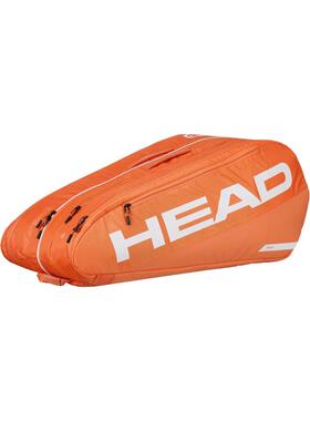 代购HEAD海德网球包12支装气候控制技术独立鞋仓防震保护橙色