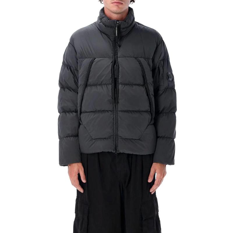 代购CPCOMPANY康柏力男士羽绒服保暖防风耐磨绗缝立领长袖尼龙冬