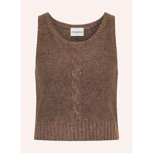 PIERLOT针织上衣修身 CLAUDIE 圆领罗纹下摆柔软质感羊绒材质