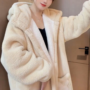 秋冬季珊瑚绒加厚长款睡袍两件套可外穿法兰绒休闲女款家居服