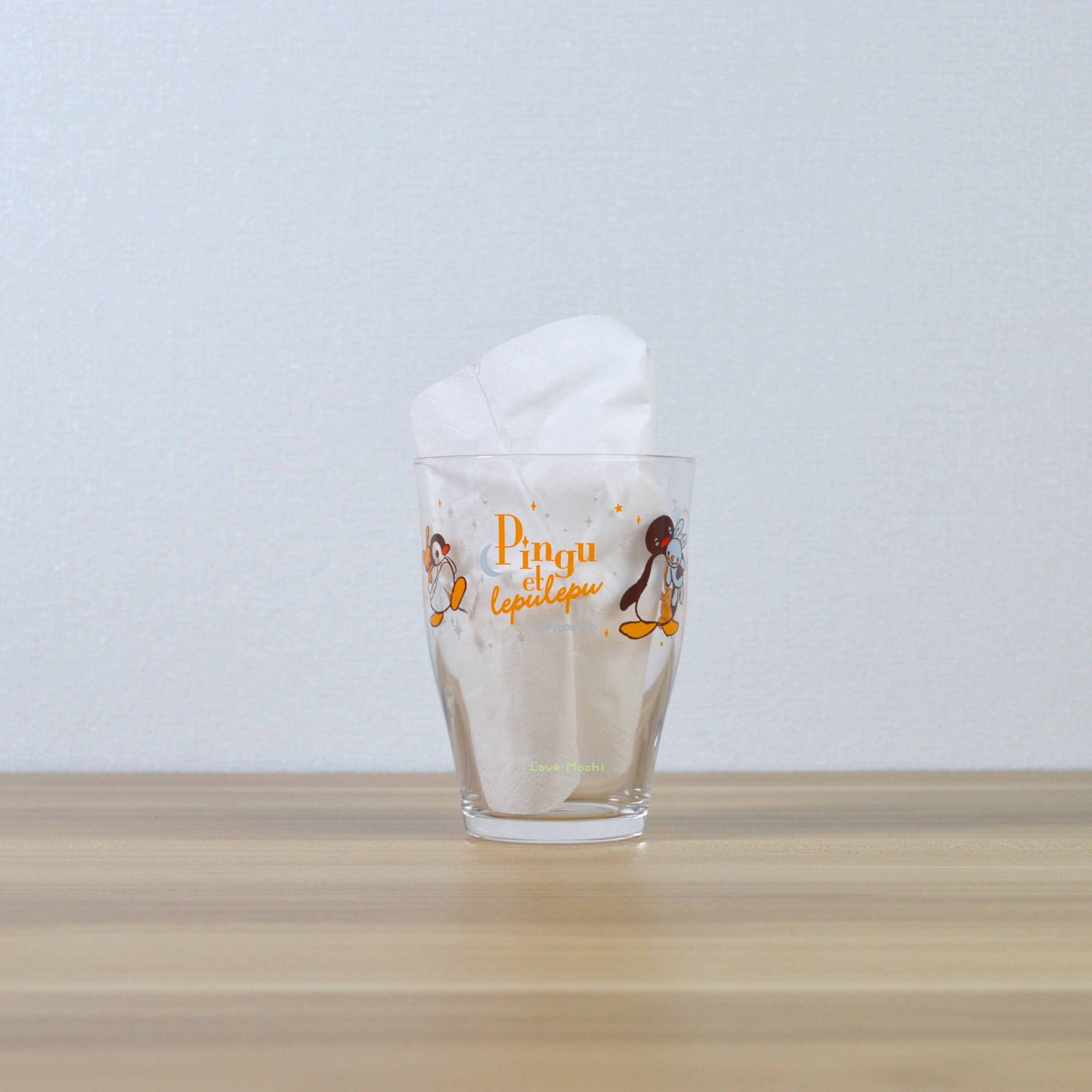 日本Pingu企鹅家族住友玻璃杯