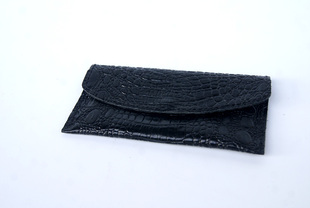 新款原创头层牛皮里外全皮手机包 简约钱包大钞包 手工订做鳄鱼纹