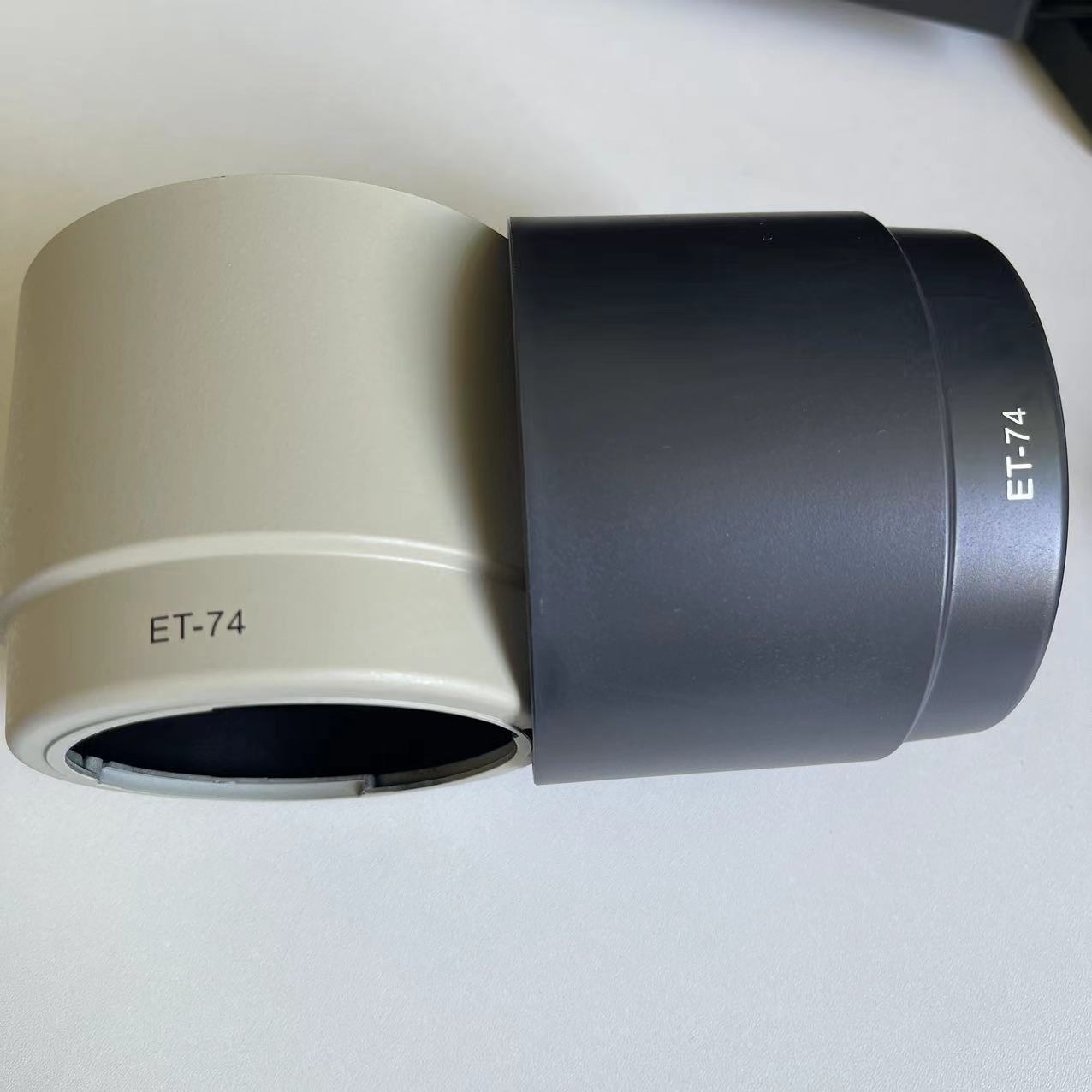 ET-74遮光罩适用佳能EF70-200mmF4LUSM小小白 IS卡扣遮光罩 67mm