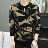 MY6801-P59秋冬新品仿貂加厚毛衣，男装针织衫/毛衣，星座1215-1